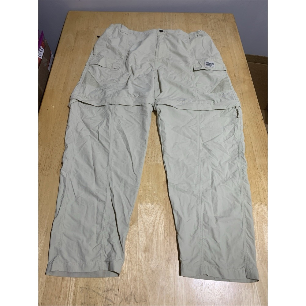 Bimini Bay Outfitters Zip Nylon Pants‎ Mens 2XL Cargo Outdoor Gear Pocket